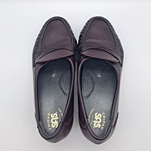 SAS Easier Tripad Comfort Antique Wine Slip On Loafers Woman's 8WW Comfort Shoes - Picture 6 of 12